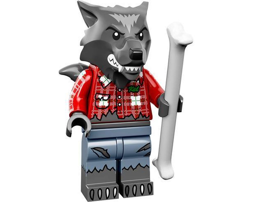 Wolf Guy Minifigure 71010 Collectible Werewolf Halloween Bad LEGO Series 14