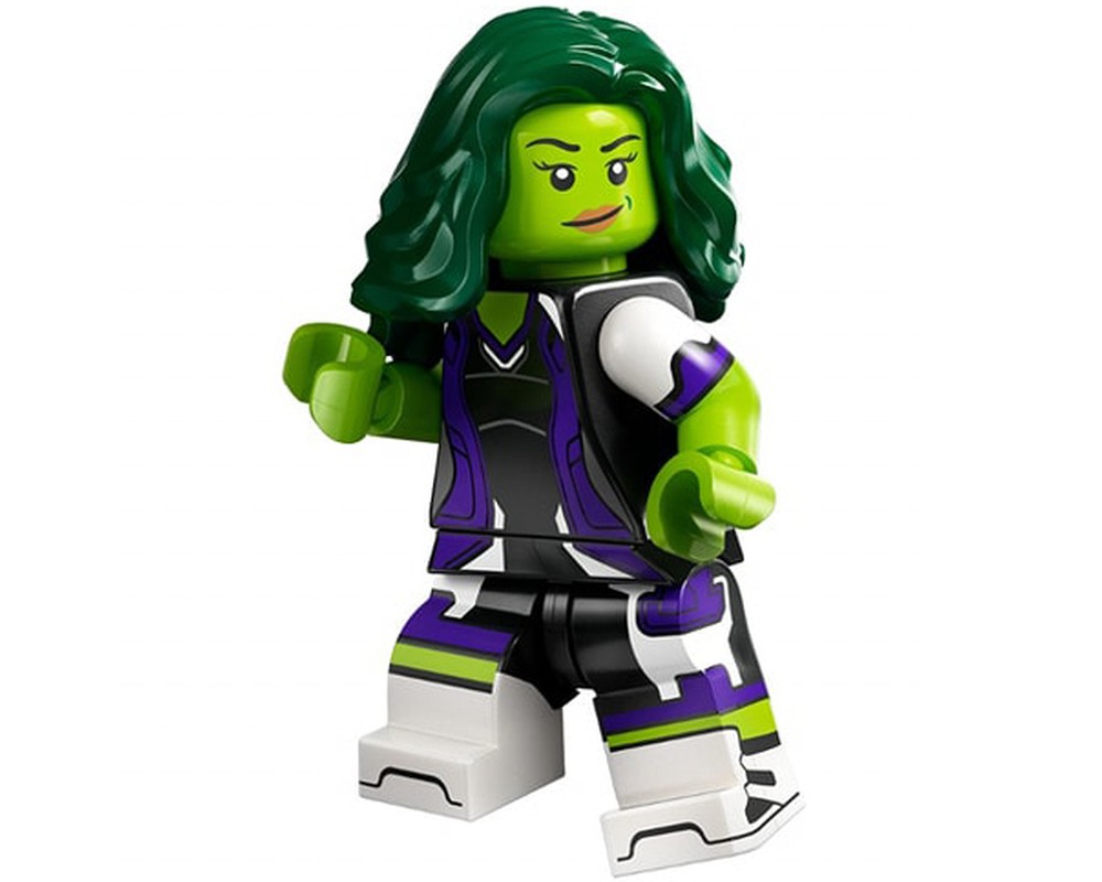 LEGO Set 71039 5 She Hulk 2023 Collectible Minifigures Marvel Series 2 Rebrickable Build with LEGO