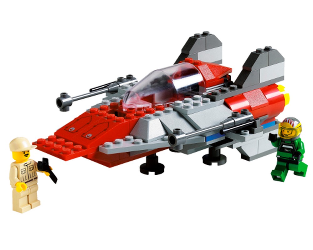 LEGO Set 7134-1 A-wing Fighter (2000 Star Wars) | Rebrickable - Build ...