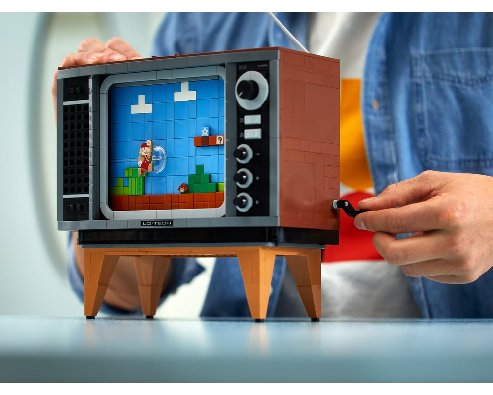 Super mario discount tv lego set