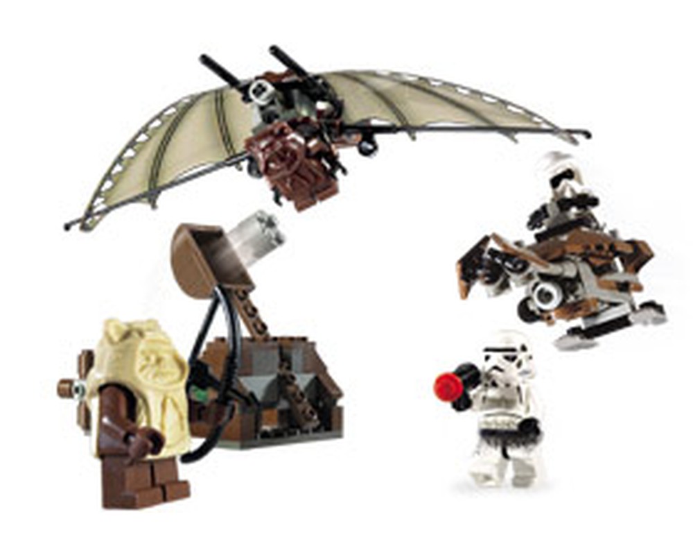 LEGO 7139-1 Ewok Attack (2002 Star Wars) | Rebrickable - with LEGO