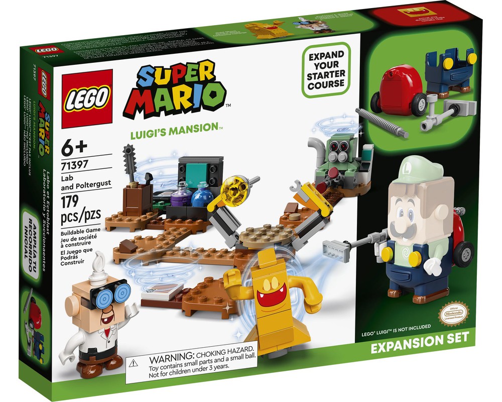 Review] 71397 Luigi's Mansion™ Lab and Poltergust - LEGO Licensed