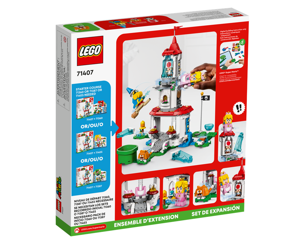 LEGO Set 71407-1 Cat Peach Suit and Frozen Tower Expansion Set 