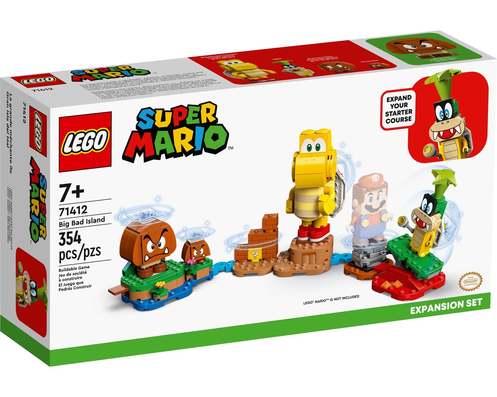 LEGO Set 71412-1 Big Bad Island Expansion Set (2022 Super Mario ...