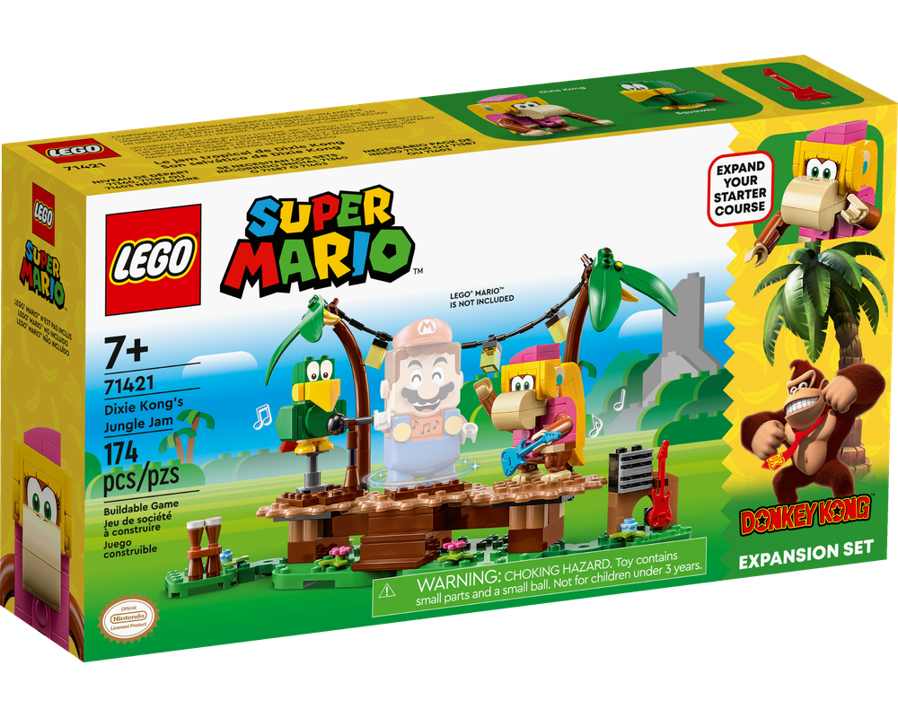 LEGO Set 71421-1 Dixie Kong's Jungle Jam Expansion Set (2023 Super ...