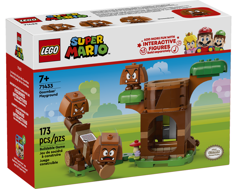 LEGO Set 71433-1 Goombas' Playground (2024 Super Mario) | Rebrickable ...