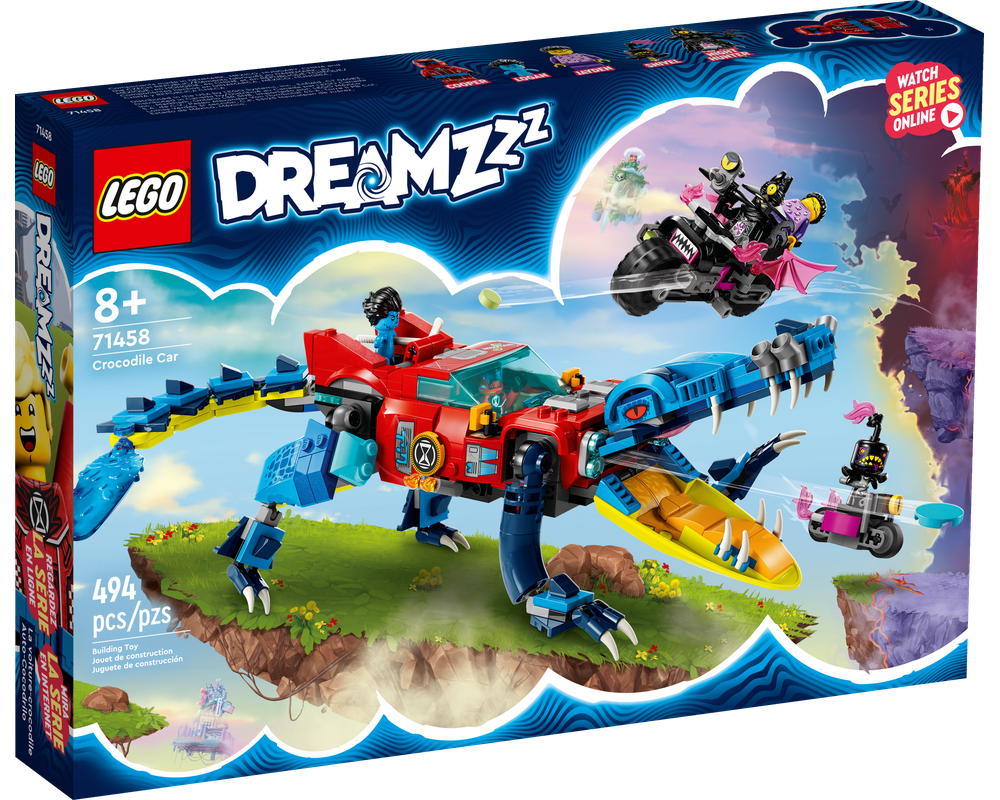 LEGO Set 71458-1 Crocodile Car (2023 Dreamzzz) | Rebrickable 