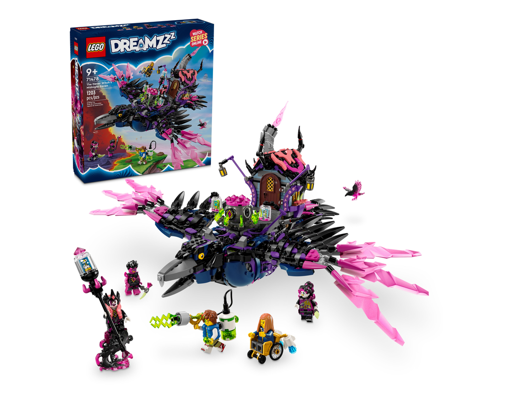 LEGO Set 71478-1 The Never Witch's Midnight Raven (2024 Dreamzzz 