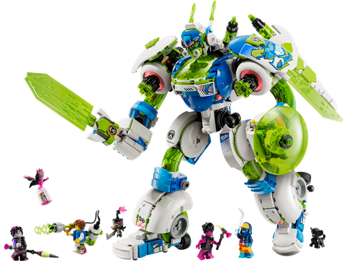 Mateo and Z-Blob the Knight Battle Mech