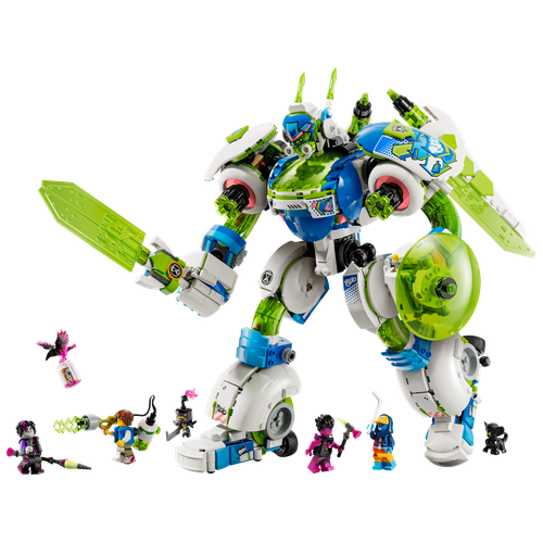 Mateo and Z-Blob the Knight Battle Mech
