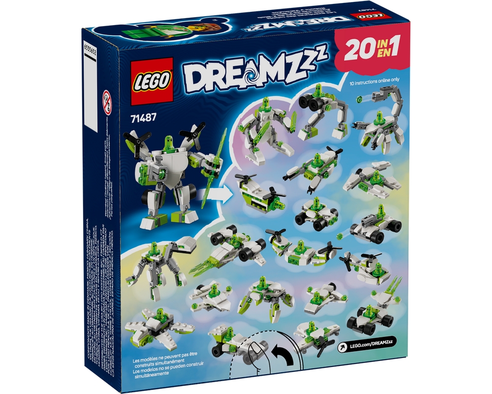 LEGO Set 71487-1 Z-Blob's Robot and Vehicle Adventures (2025