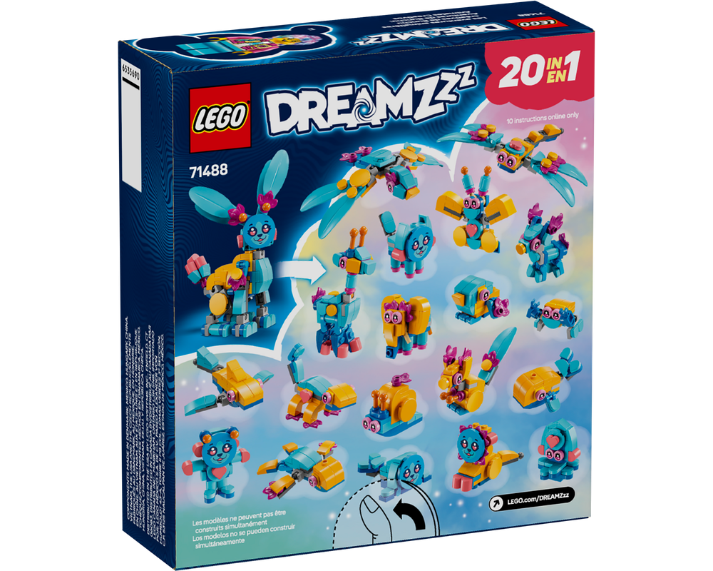 LEGO Set 71488-1 Bunchu's Creative Animal Adventures (2025