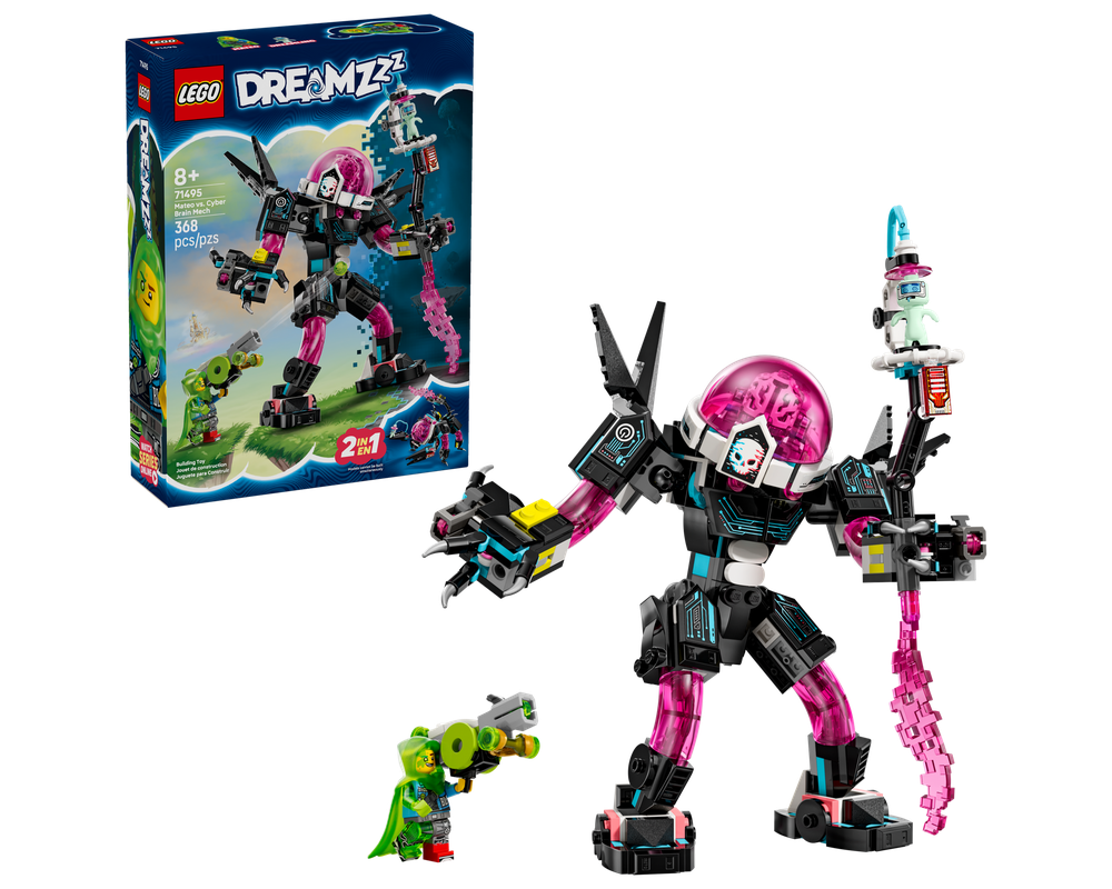 LEGO Set 71495-1 Mateo vs. Cyber Brain Mech (2025 Dreamzzz
