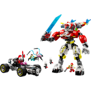 Cooper's Tiger Mech & Zero's Hot Rod Car