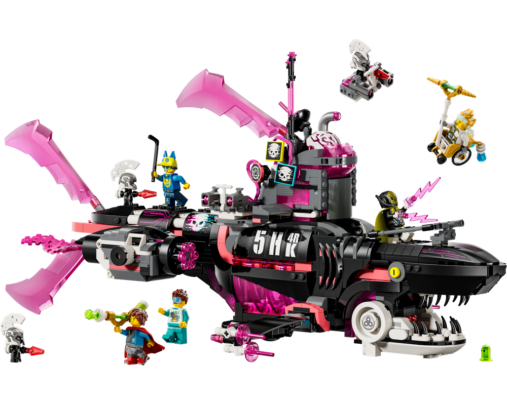 LEGO Set 71500-1 Nightmare Shark Submarine (2025 Dreamzzz