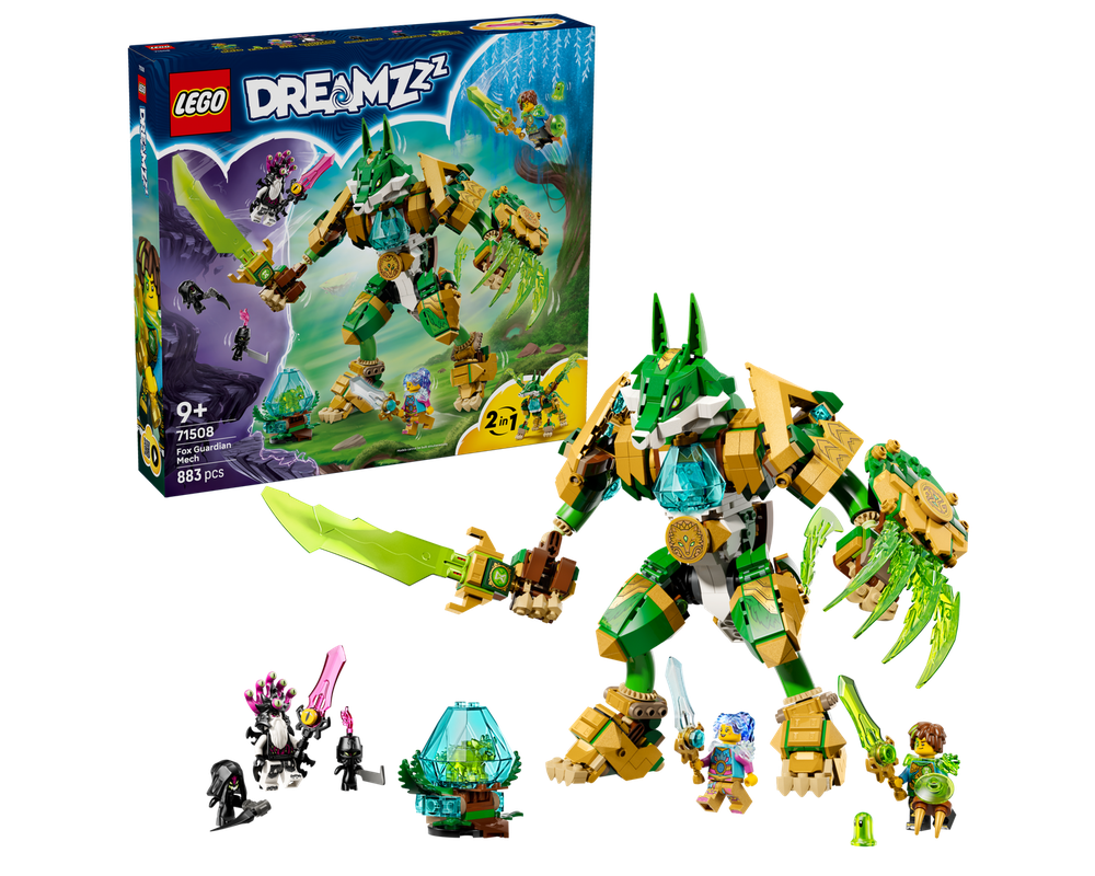 LEGO Set 71508-1 Fox Guardian Mech (2026 Dreamzzz) | Rebrickable