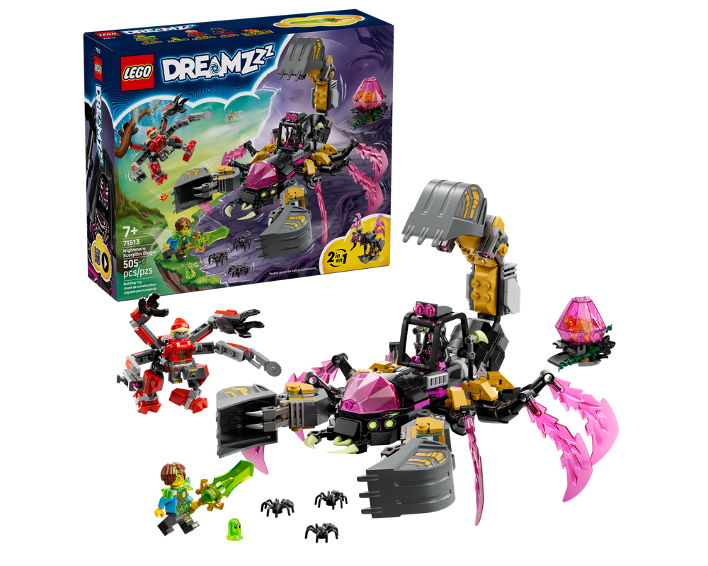 LEGO Set 71513-1 Nightmare Scorpion Digger (2026 Dreamzzz