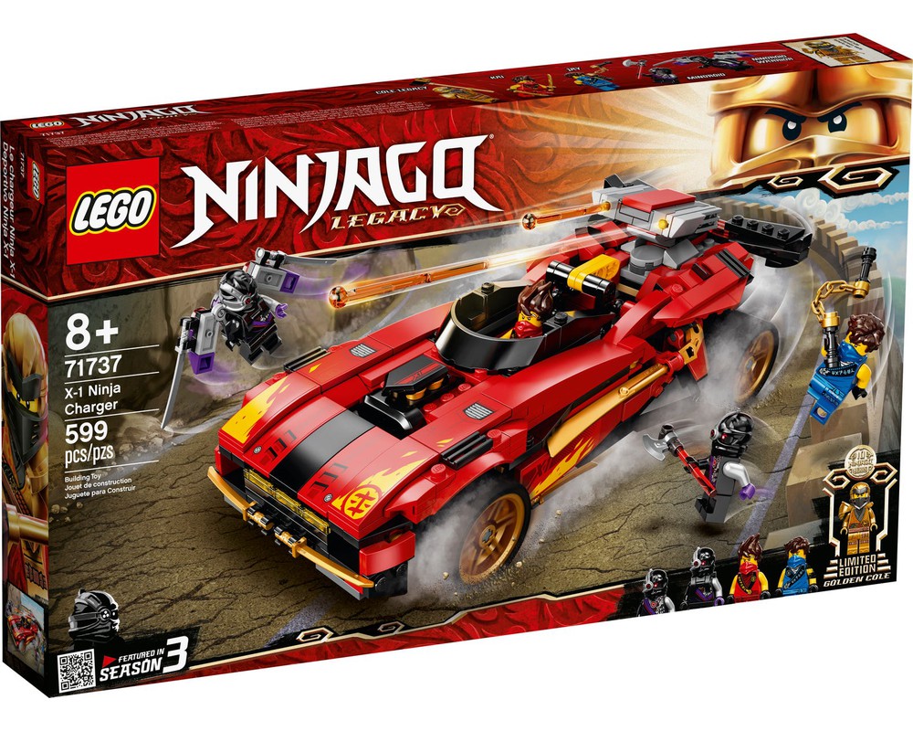 LEGO Set 71737-1 X-1 Ninja Charger (2021 Ninjago) | Rebrickable 