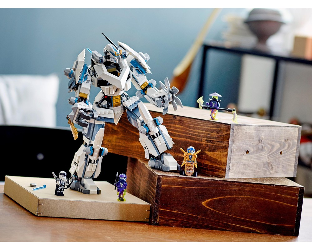 LEGO Set 71738-1 Zane's Titan Mech Battle (2021 Ninjago
