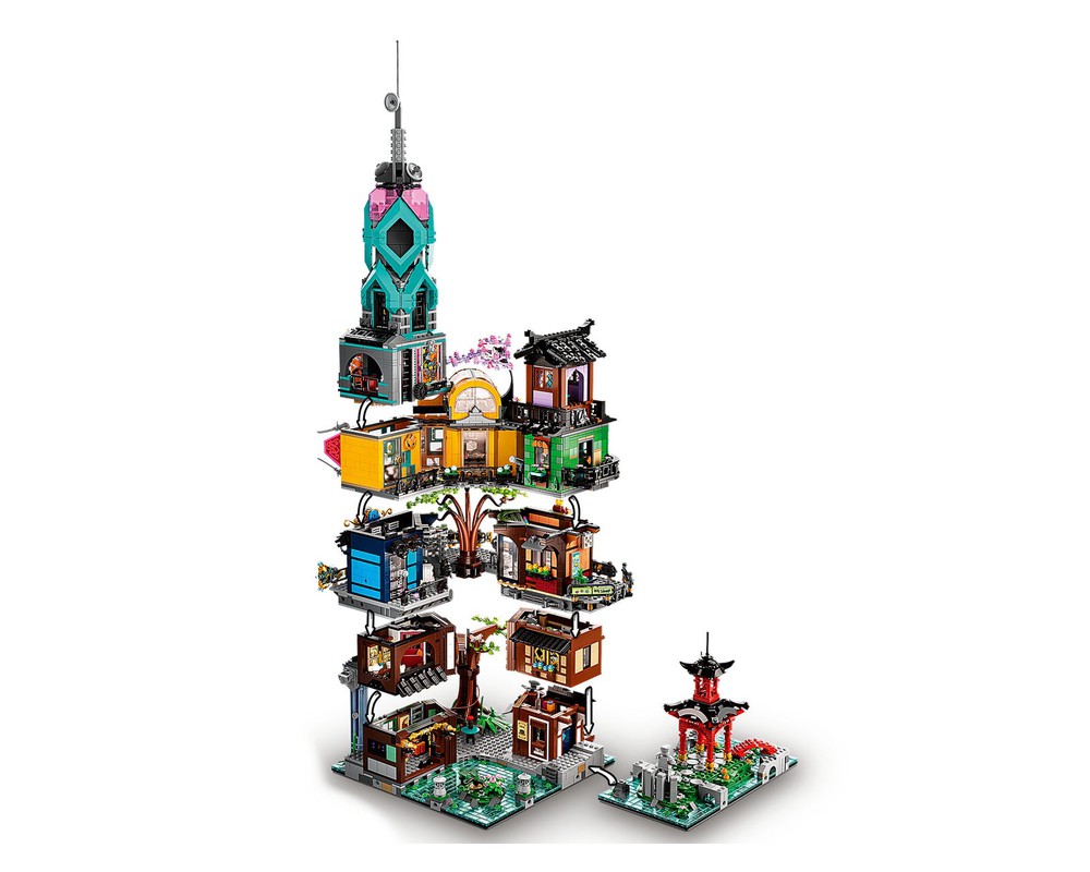 LEGO Set 71741-1 NINJAGO City Gardens (2021 Ninjago)