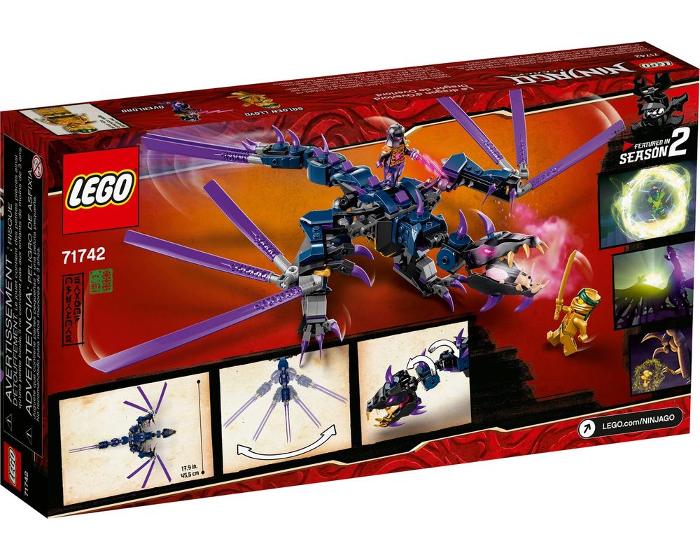LEGO Set 71742-1 Overlord Dragon (2021 Ninjago)