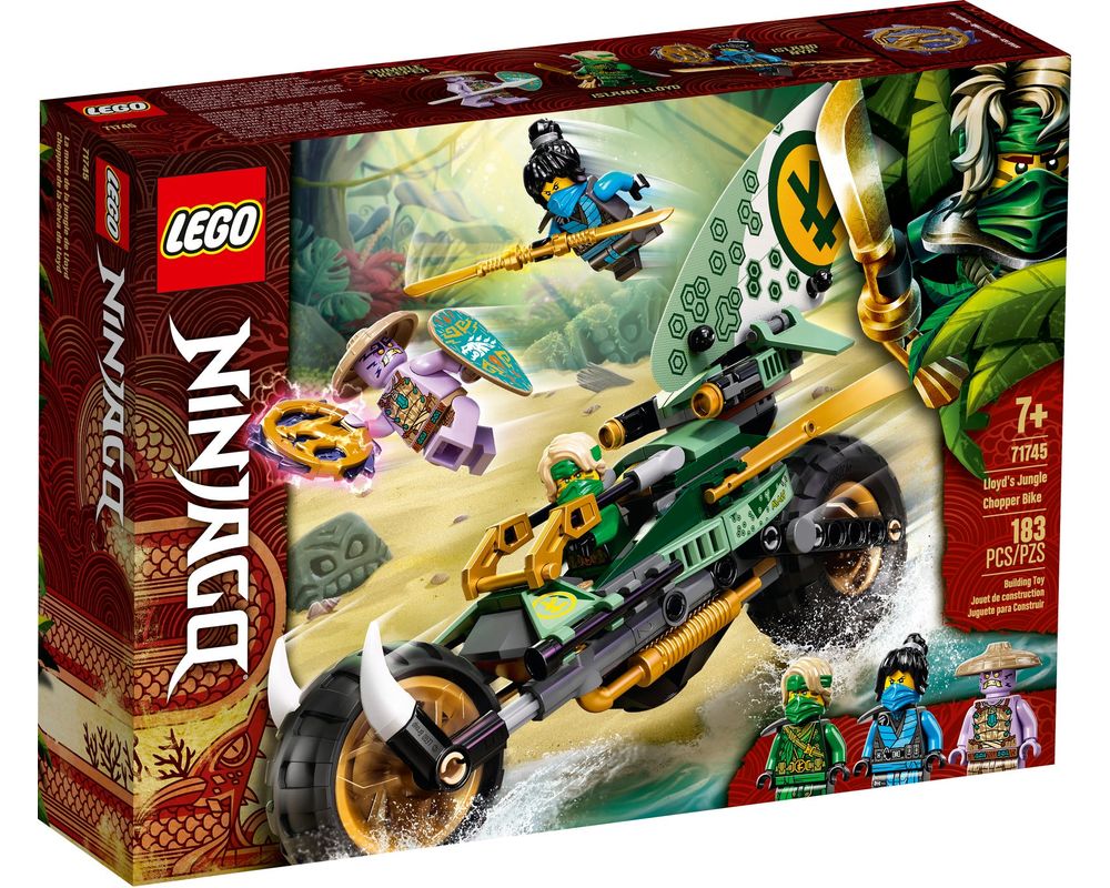 LEGO Set 71745-1 Lloyd's Jungle Chopper Bike (2021 Ninjago