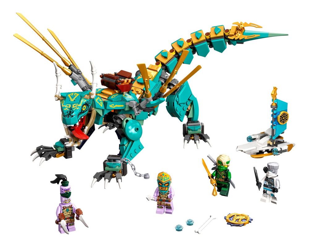 Satire gå politiker LEGO Set 71746-1 Jungle Dragon (2021 Ninjago) | Rebrickable - Build with  LEGO