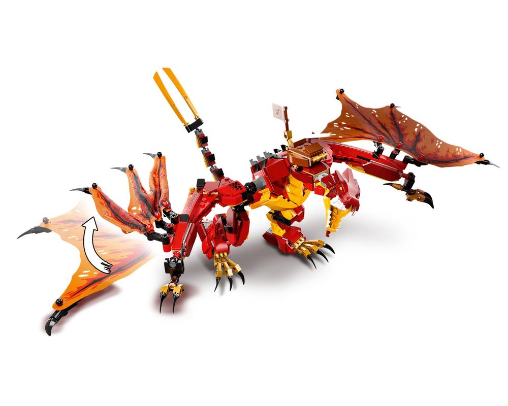 LEGO Set 71753-1 Fire Dragon Attack (2021 Ninjago) | Rebrickable 