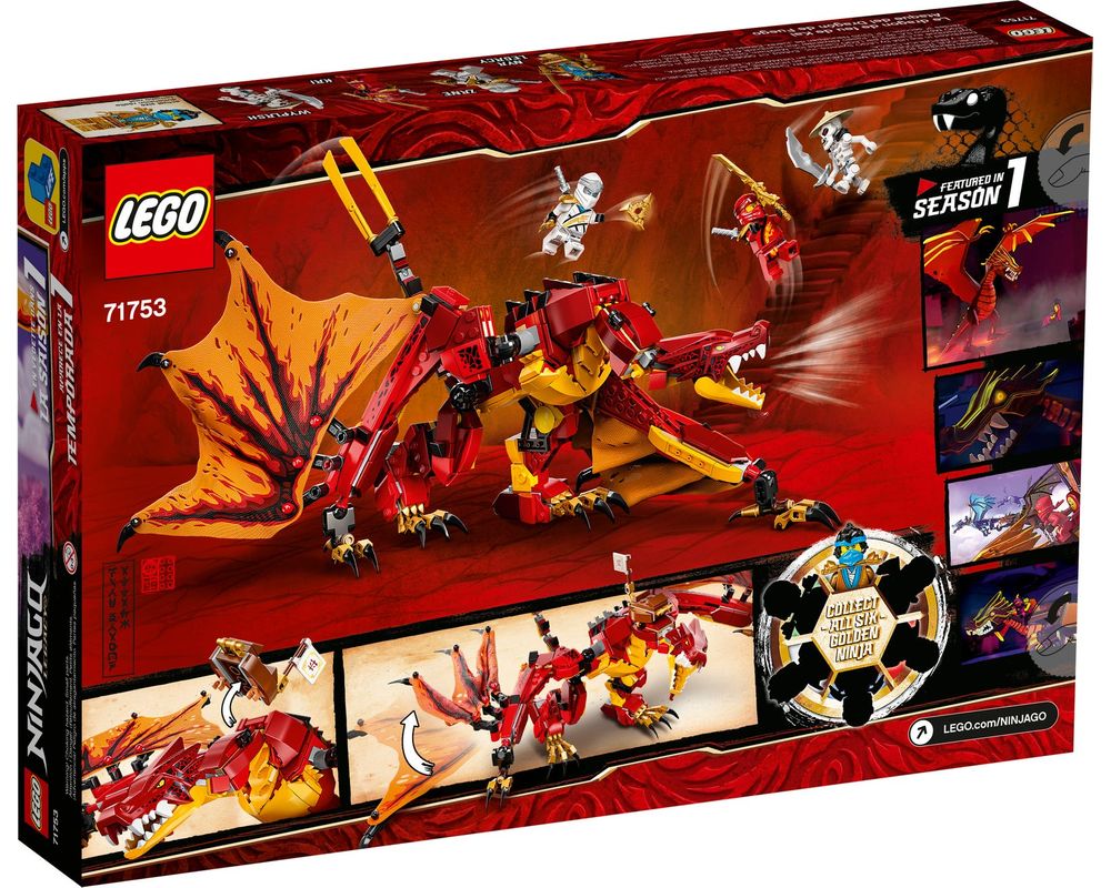 LEGO Set 71753-1 Fire Dragon Attack (2021 Ninjago) | Rebrickable 