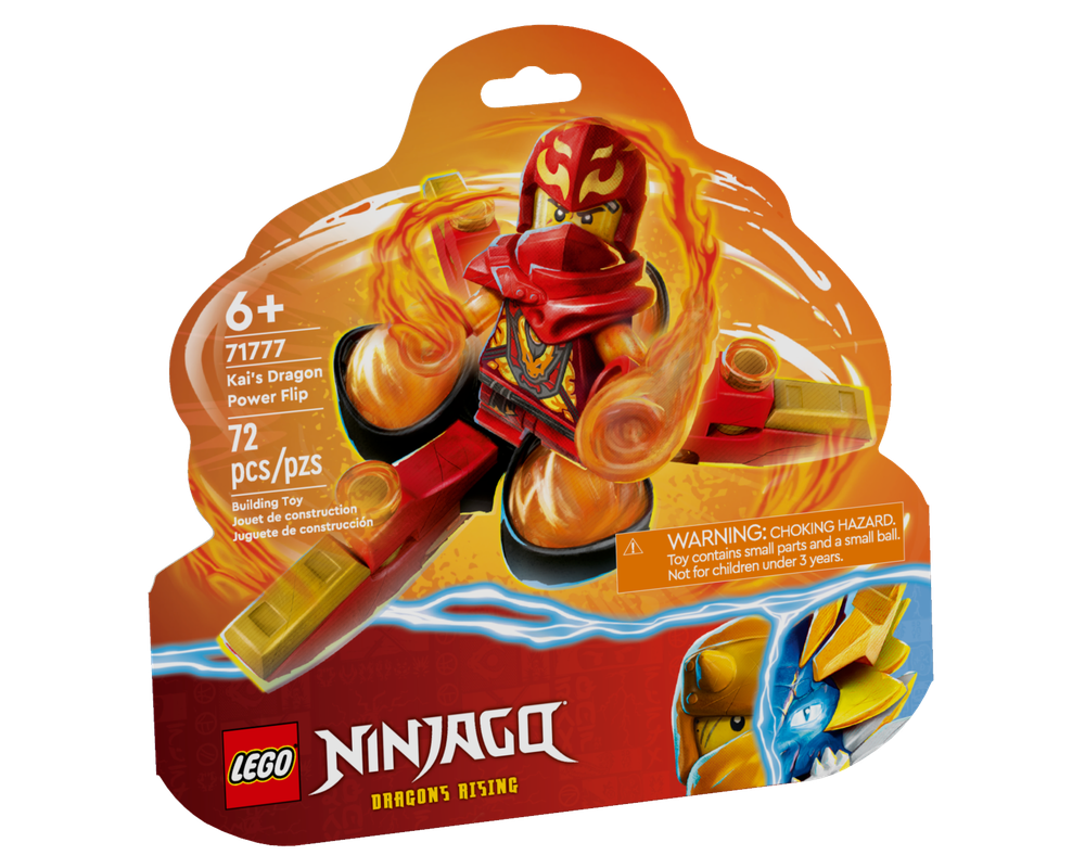 LEGO Set 71777-1 Kai's Dragon Power Spinjitzu Flip (2023