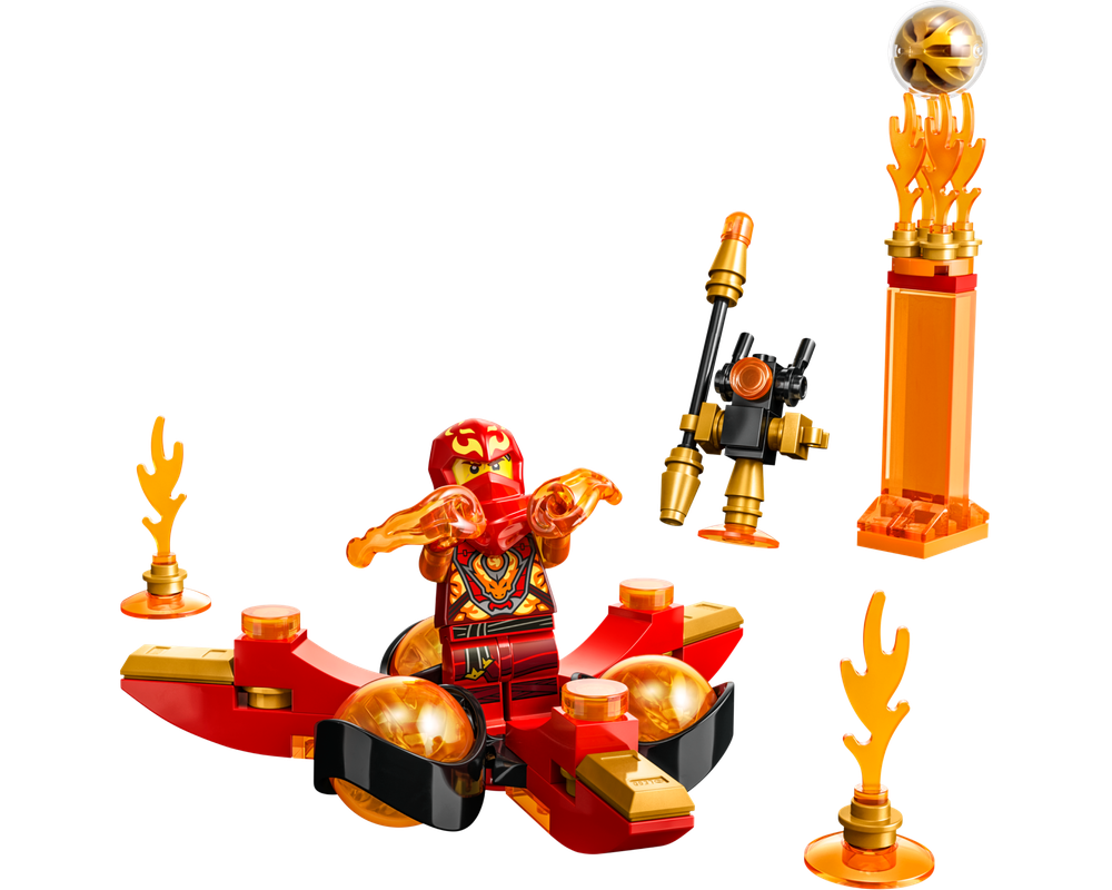 LEGO Set 71777-1 Kai's Dragon Power Spinjitzu Flip (2023 Ninjago 