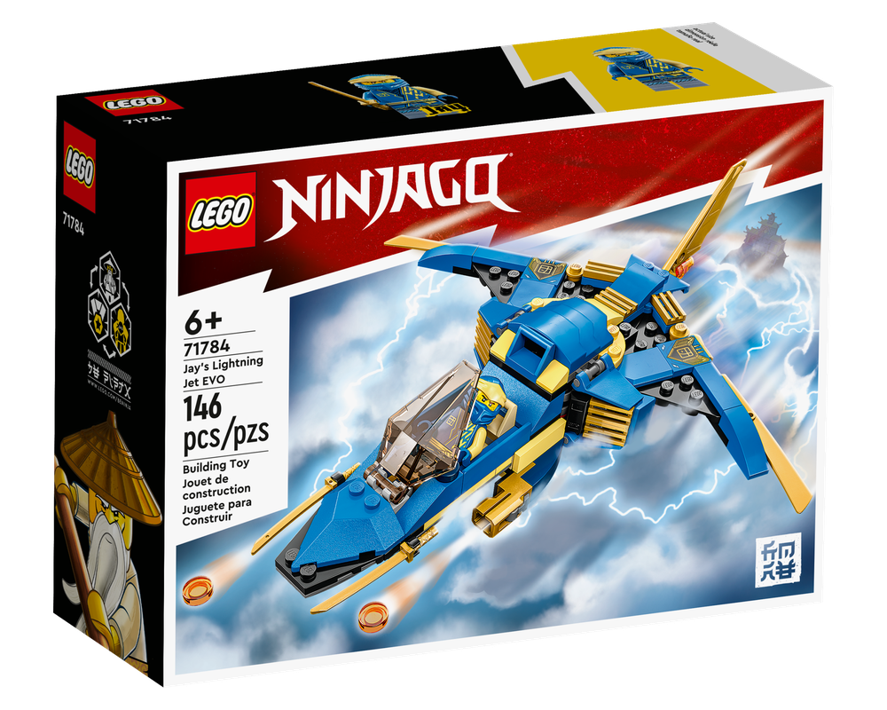 Lego Set 71784 1 Jays Lightning Jet Evo 2023 Ninjago Rebrickable Build With Lego 