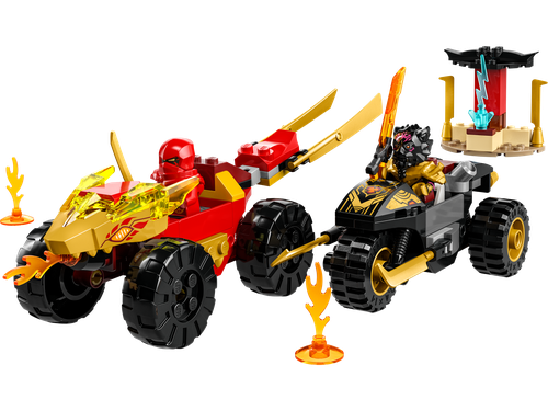 Kai and Ras's Car and Bike Battle