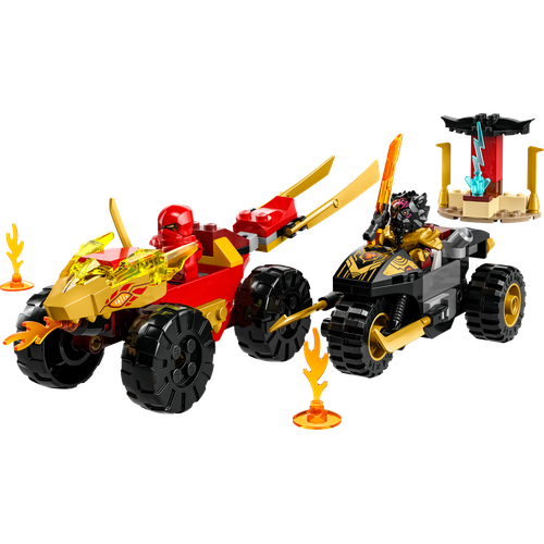 Kai and Ras's Car and Bike Battle