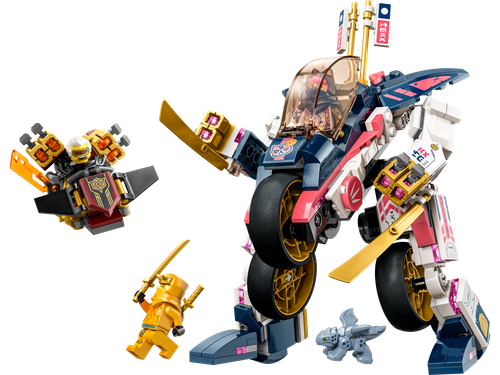 Sora's Transforming Mech Bike Racer