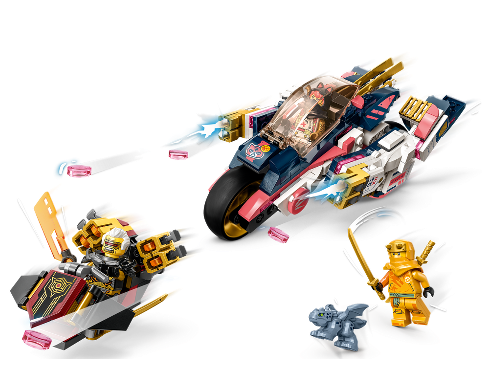LEGO Set 71792-1 Sora's Transforming Mech Bike Racer (2023 Ninjago 