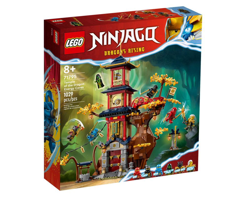 LEGO Set 71795-1 Temple of the Dragon Energy Cores (2023 Ninjago ...