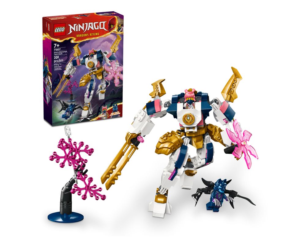 LEGO Set 71807-1 Sora's Tech Mech (2024 Ninjago) | Rebrickable