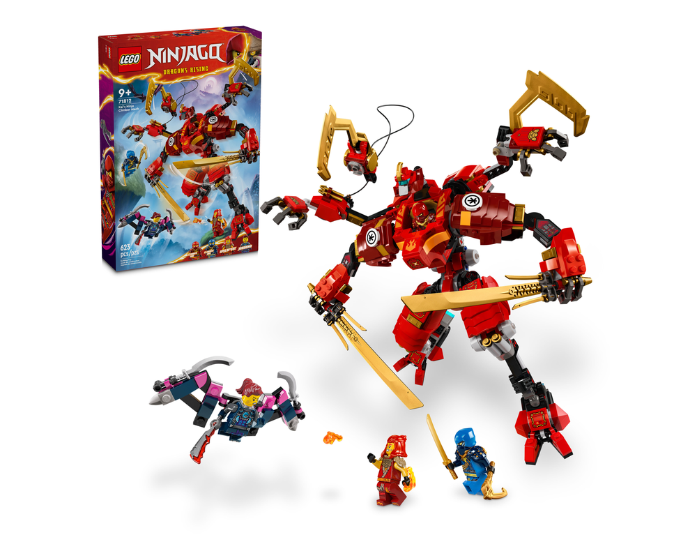 LEGO Set 71812-1 Kai's Ninja Climber Mech (2024 Ninjago