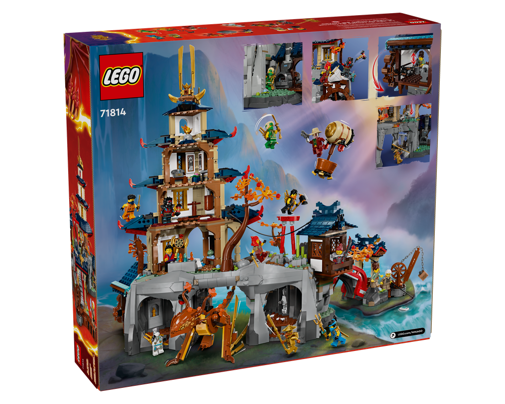 LEGO Set 71814-1 Tournament Temple City (2024 Ninjago) | Rebrickable ...