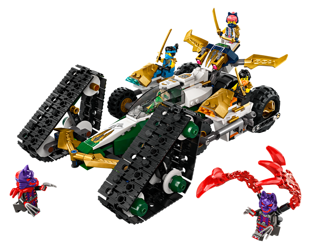 超特価激安 Set LEGO 71820-1 Ninjago (2024 Vehicle Combo Team Ninja フェイスジェル・ゲル