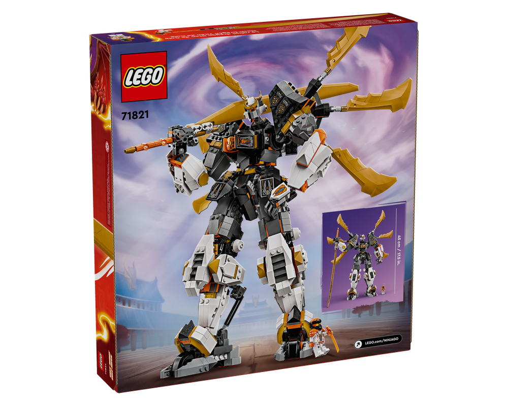 LEGO Set 71821-1 Cole’s Titan Dragon Mech (2024 Ninjago) | Rebrickable ...