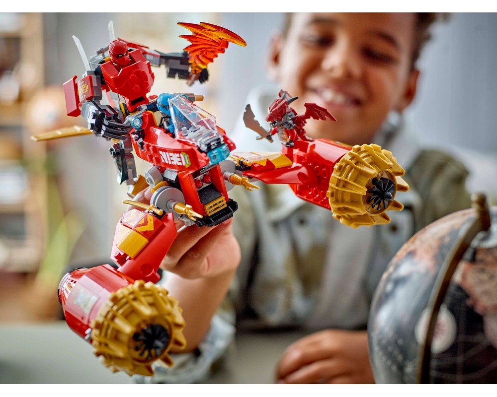 LEGO Set 71830-1 Kai's Mech Storm Rider (2025 Ninjago) | Rebrickable ...