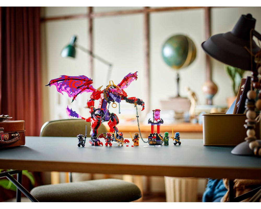 LEGO Set 71832-1 Thunderfang Dragon of Chaos (2025 Ninjago ...