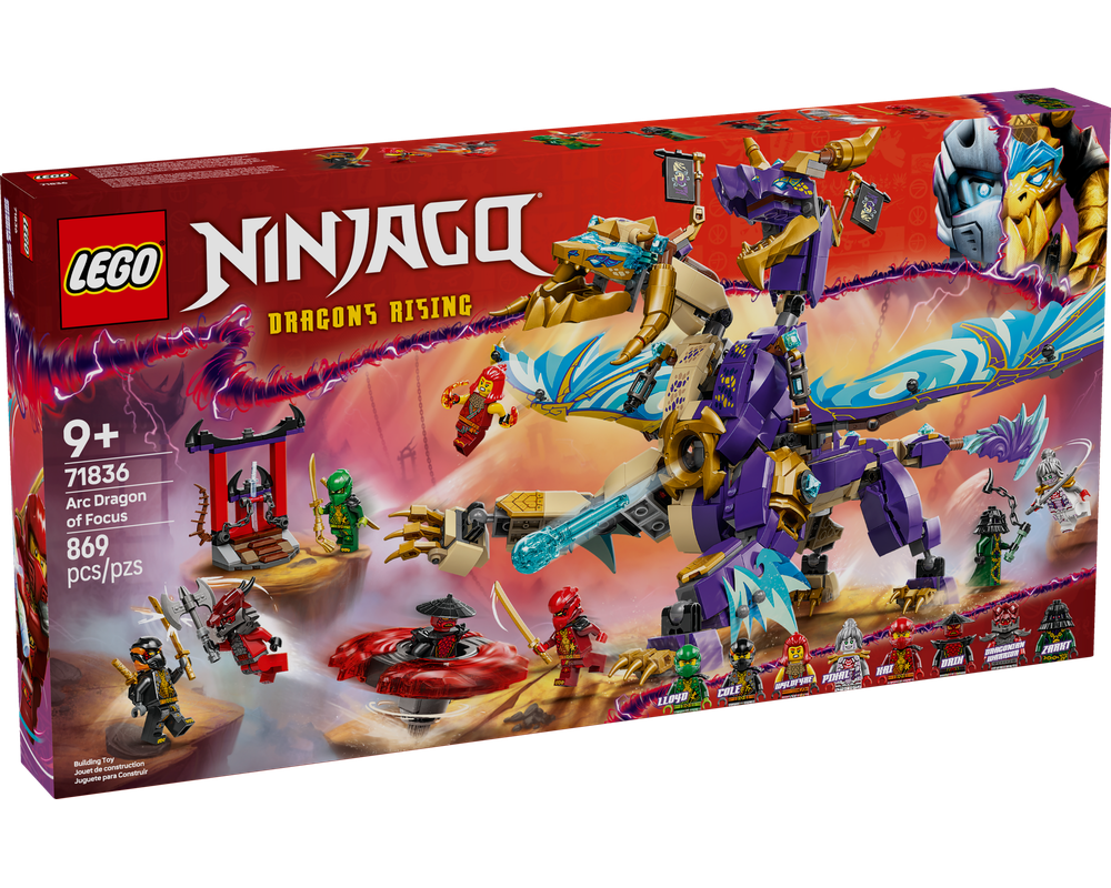 LEGO Set 71836-1 Arc Dragon of Focus (2025 Ninjago