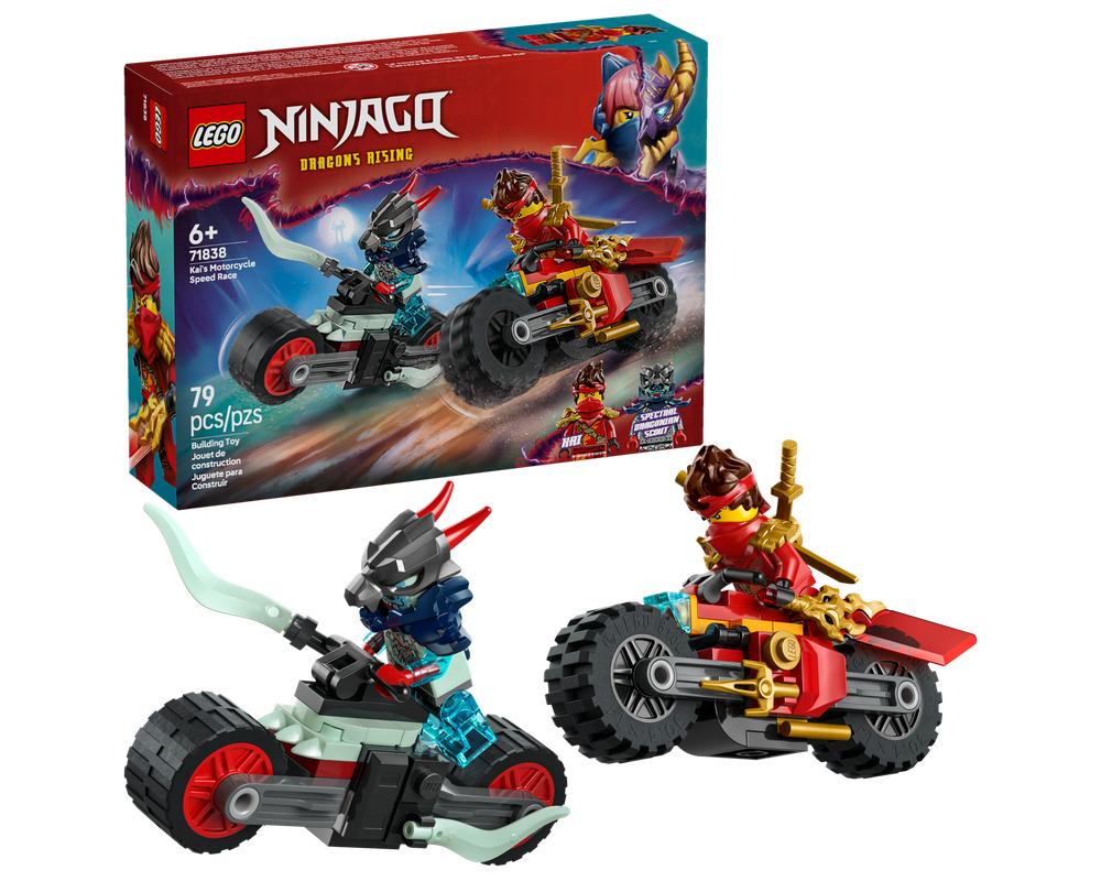 LEGO Set 71838-1 Kai's Motorcycle Speed Race (2025 Ninjago
