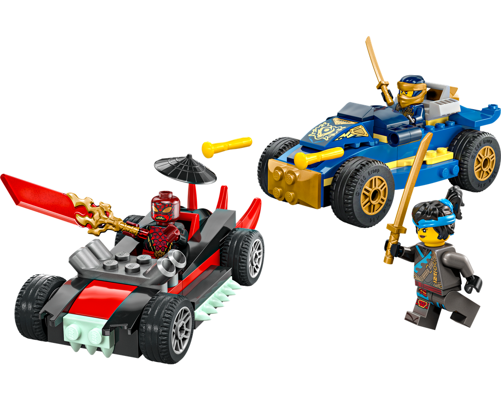 LEGO Set 71840-1 Rogue vs. Drix Race Car Duel (2025 Ninjago