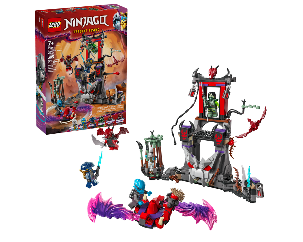 LEGO Set 71841-1 Dragonian Storm Village (2025 Ninjago