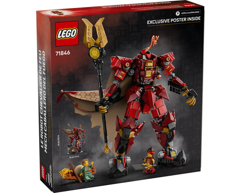 LEGO Set 71846-1 The Fire Knight Mech (2025 Ninjago) | Rebrickable