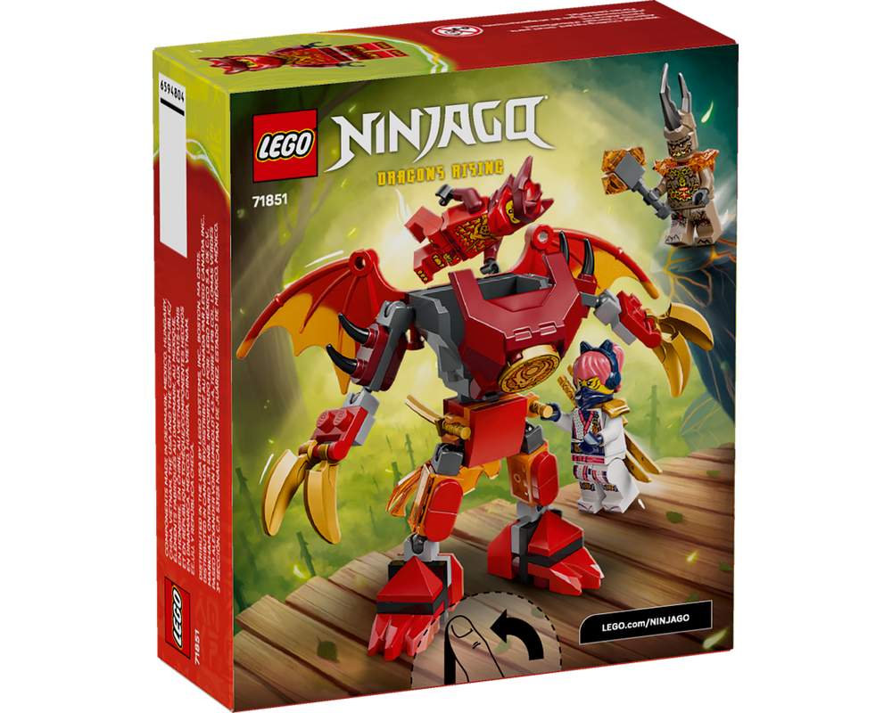 LEGO Set 71851-1 Kai's Dragon Mech Battle Pack (2026 Ninjago